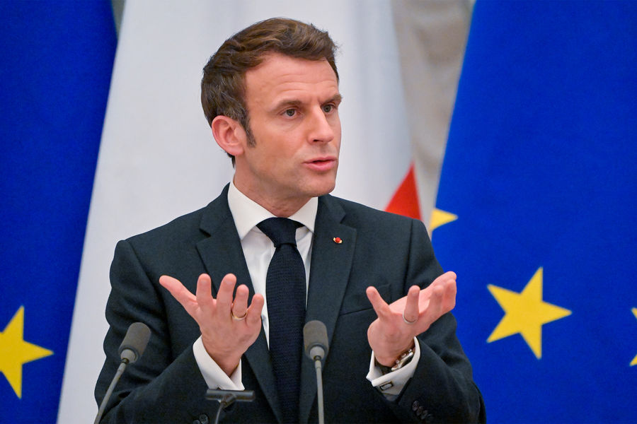 Президент Франции Макрон заявил, что эмбарго на российский газ сейчас не обсуждается