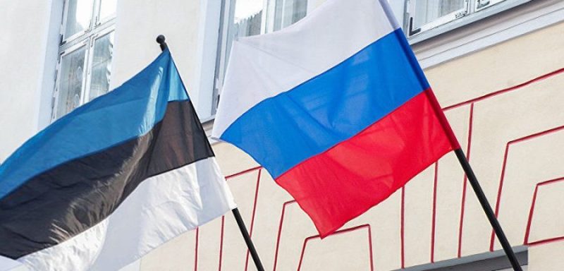 Флаги России И Эстонии