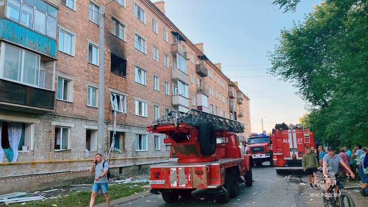 В Канске в Красноярском крае после взрыва газа в доме введён режим ЧС